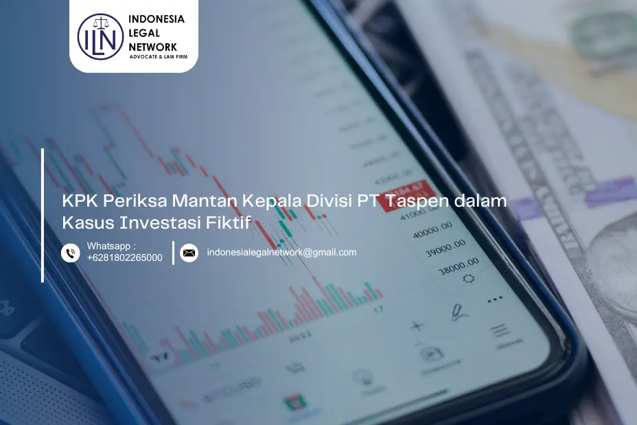 KPK Periksa Mantan Kepala Divisi PT Taspen dalam Kasus Investasi Fiktif